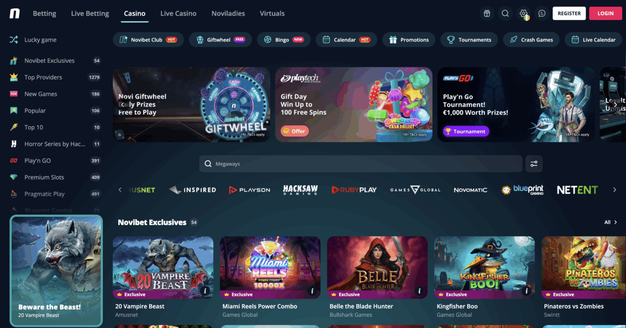 Novibet bonus for Irish Players